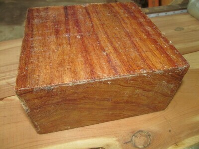 Beautiful Exotic Canarywood Bowl Blank 6&quot; x 6&quot; x 3&quot;