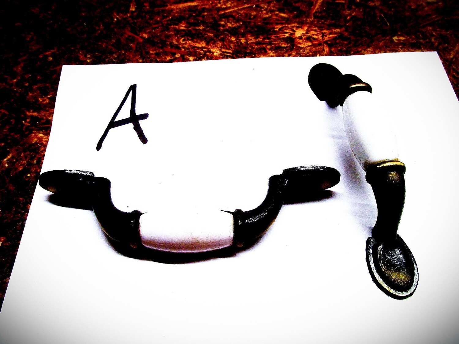 Ten 5 1/8&#39;&#39; metal pull