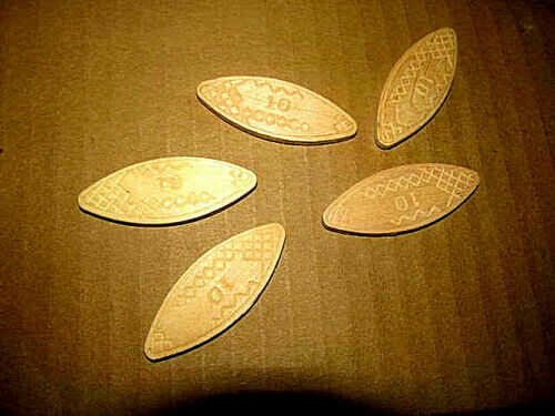 5000 BRAND NEW #10 WOOD BISCUITS 2 1/8&quot; X 3/4&quot;