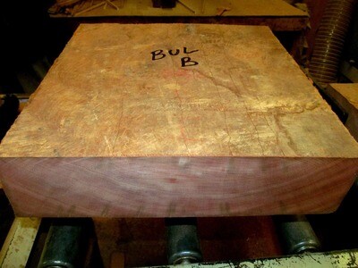 Large Exotic Bulletwood Wood Blanks 9&quot; X 9&quot; X 4&quot; B Grade