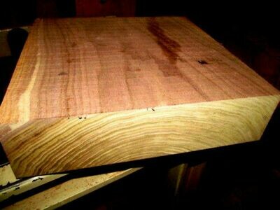 BEAUTIFUL LARGE ELM BOWL BLANK LATHE TURNING LUMBER 10&quot; X 10&quot; X 3&quot;