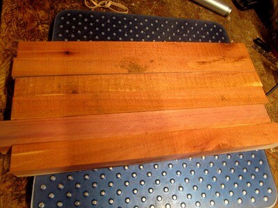 20 PIECES 12&quot; LONG EASTERN  RED CEDAR PEN / SPINDLE LATHE BLANKS 1 X 1 X 12&quot;