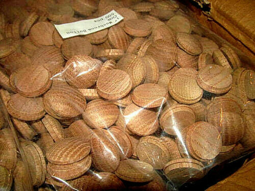 20 1&quot; BRAND NEW OAK MUSHROOM BUTTON PLUGS WOOD WHOLESALE