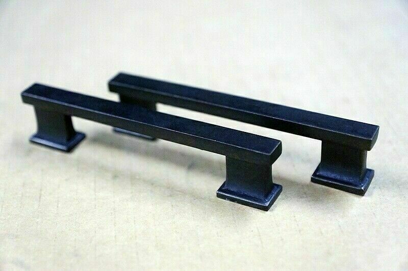 ONE (1) HEAVY DUTY METAL CABINET PULL BLACK 5&quot; LONG QUALITY