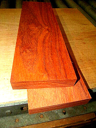 ONE (1) PREMIUM KILN DRIED SANDED PADAUK LUMBER WOOD BLANKS 24&quot; X 4&quot; X 3/4&quot;