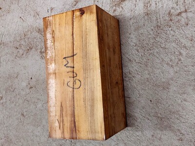 ONE SWEET GUM TURNING BLOCKS LUMBER LATHE WOOD BLANKS BLOCKS 6&quot; x 6&quot; x 12&#39;&#39;