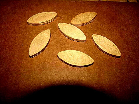 100 Brand New FF WOOD BISCUITS 1-3/16 x 1/2 x 5/32&quot; Wholesale