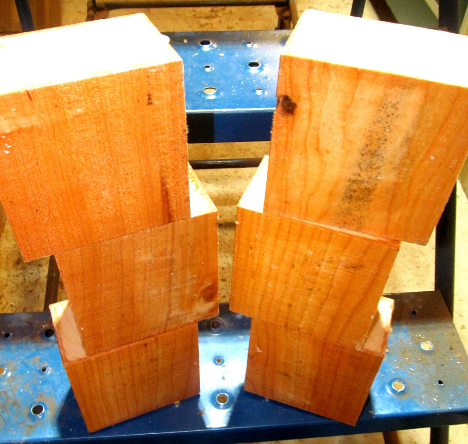 SIXTEEN (16) BEAUTIFUL CHERRY BOWL BLANKS 5&quot; X 5&quot; X 3&quot;