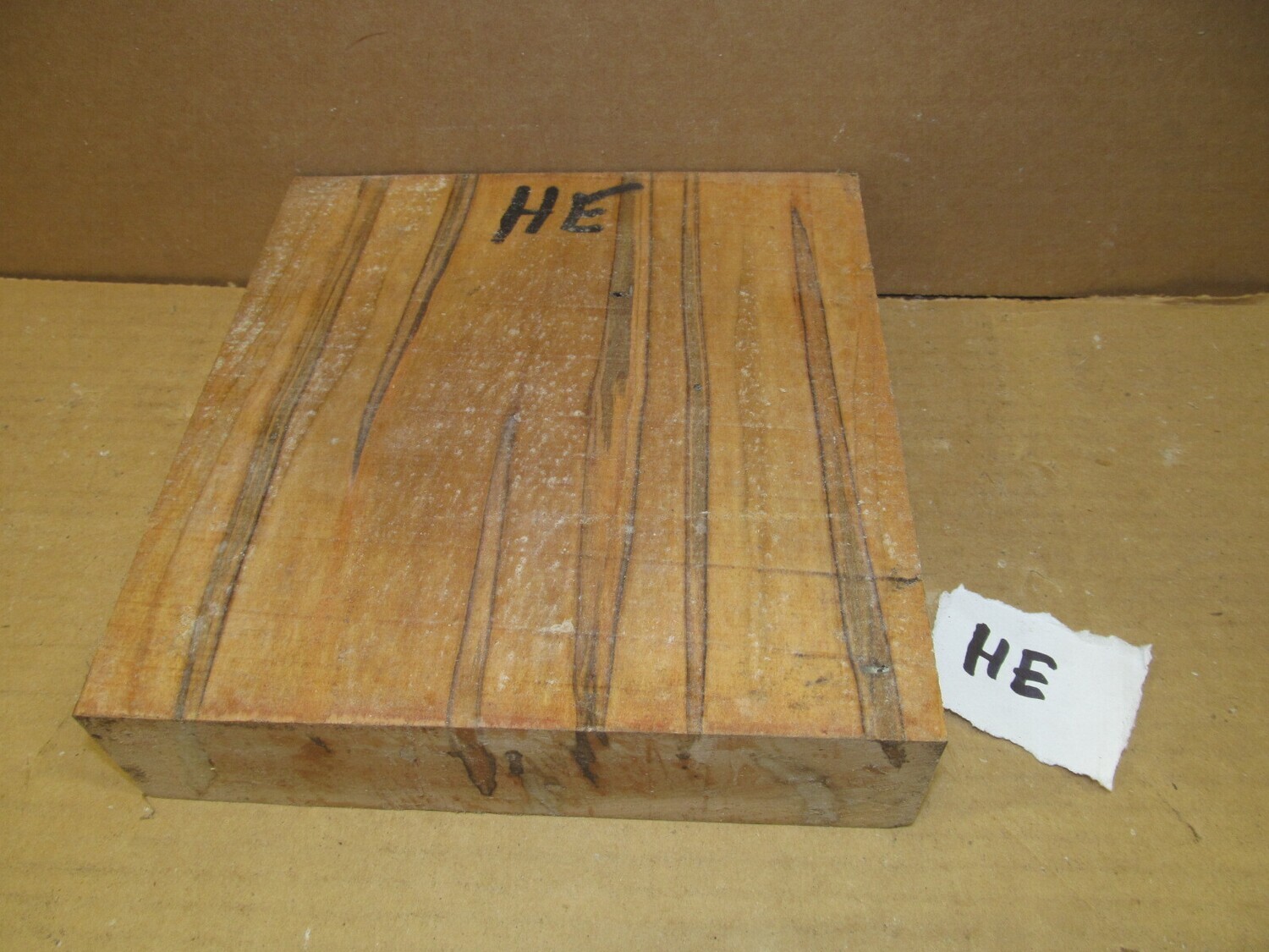 1 PIECE BEAUTIFUL AMBROSIA MAPLE PLATTER BLANK ~8&quot; X 7 3/4&quot; X 2&quot; HE