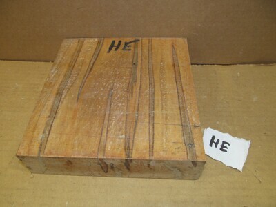 1 PIECE BEAUTIFUL AMBROSIA MAPLE PLATTER BLANK ~8&quot; X 7 3/4&quot; X 2&quot; HE