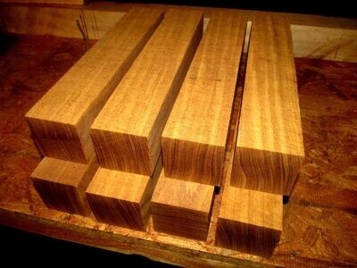 8 BEAUTIFUL ELM TURNING BLANKS 2 X 2 X 11&quot;