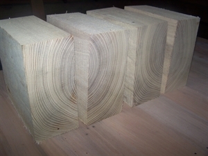 4 BLACK LOCUST BOWL BLANKS 6&quot; X 6&quot; X 3&quot; TURNING WOOD BLANKS