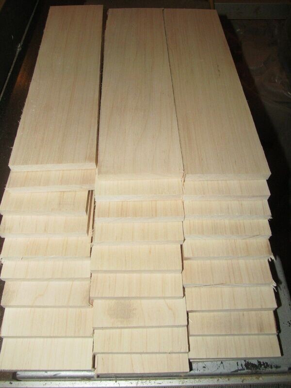 3/4” x 2” x 16” KILN DRIED S4S HARD MAPLE WOOD CUTTING BOARD LUMBER BOARDS