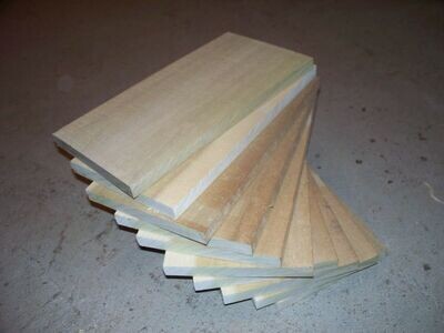 10 PIECES THIN SANDED POPLAR 12 X 3 X 1/2&quot;
