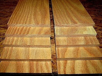 10 PIECES BEAUTIFUL THIN SANDED KENTUCKY COFFEE TREE LUMBER WOOD 12&quot; X 3&quot; X 1/4&quot;
