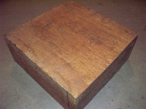 BLACK CHERRY BOWL BLANK 10&quot; X 10&quot; X 2&quot;