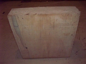 LARGE MAPLE SALAD BOWL BLANK 12 X 12 X 5&quot;