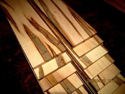 PACKAGES OF BEAUTIFUL KILN DRIED AMBROSIA MAPLE THIN LUMBER WOOD