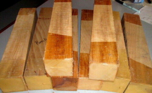 8 Beautiful Beech Bowl Blanks 2&quot; X 2&quot; X 11&quot;