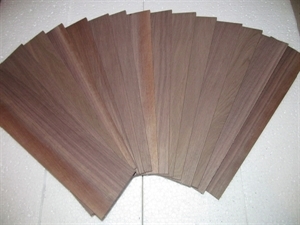 Ten Thin Pieces Walnut Lumber 12&quot; x 3&quot; x 1/4&quot;