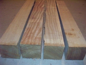 4 SASSAFRAS 3&quot; X 3&quot; X 24&quot;