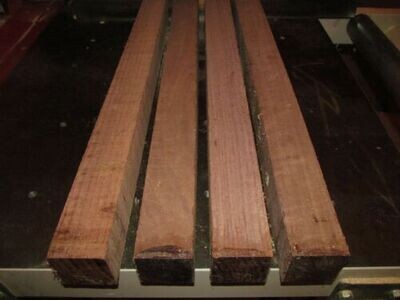 4  KILN DRIED WALNUT TURNING BLOCK LATHE WOOD BLANKS SQUARES 2 X 2 X 24&quot;