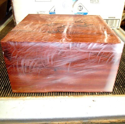 Large Exotic Bulletwood Wood Blanks 6&quot; X 6&quot; X 4&quot; B Grade