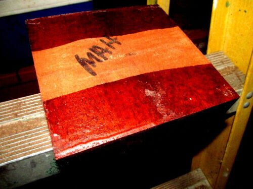 Thick Kiln Dried African Mahogany Bowl Blank 6 X 6 X 4&quot;