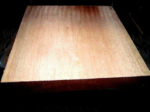 Large Kiln Dried Red MERANTI Platter Blank 12 X 12 X 2&quot;