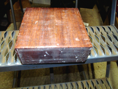 BEAUTIFUL EXOTIC MACACAUBA BOWL BLANKS 8&quot; X 8&quot; X 3&quot;