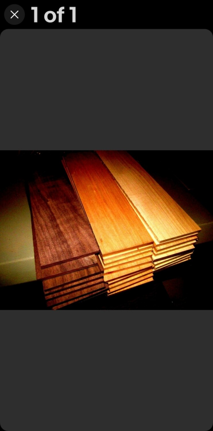 MULTIPAKS KILN DRIED S4S HARD MAPLE, CHERRY &amp; WALNUT CUTTING BOARD BOARDS
