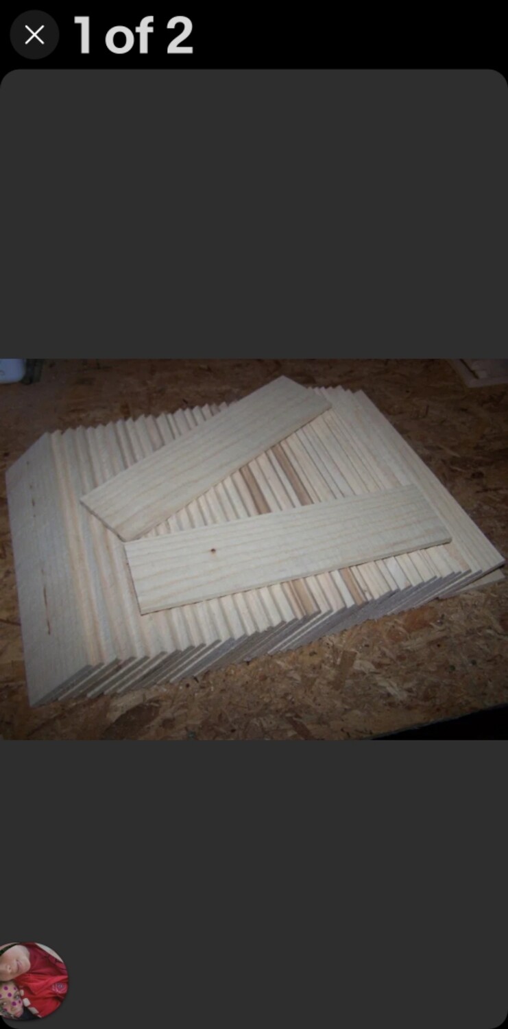 10 KD Sanded  Ash Thins 12&quot; X 3&quot; X 1/2&quot;
