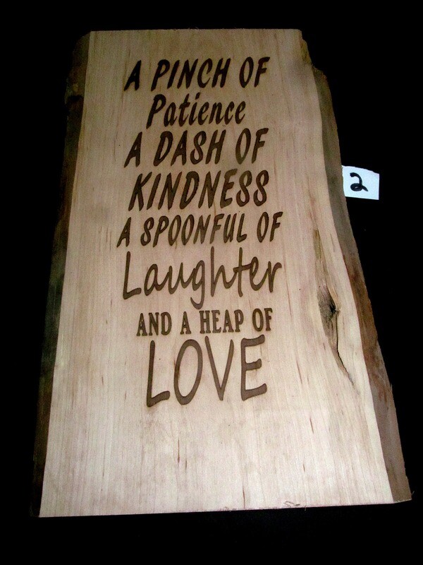 BEAUTIFUL &quot;A PINCH OF PATIENCE&quot; SIGN 18&quot; x 11 1/2&quot; x 3/4&quot;