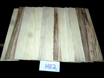 TWELVE (12) THIN KILN DRIED HACKBERRY 12&quot; X 3&quot; X 1/8&quot; SCROLL WOOD LUMBER