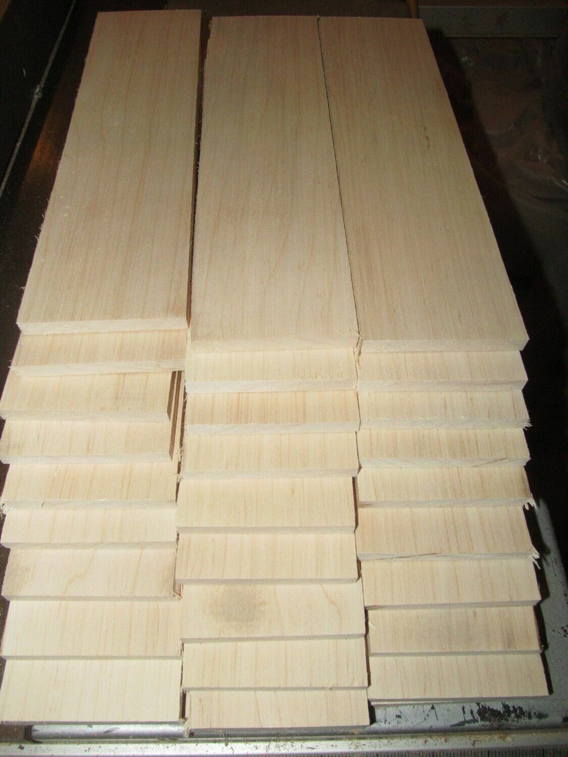 2 PIECES KILN DRIED SANDED MAPLE 12 X 4 X 3/4&quot;
