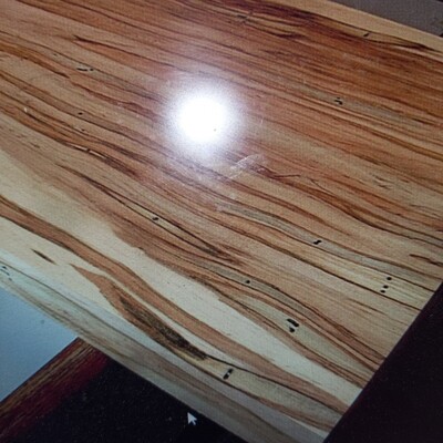 BEAUTIFUL AMBROSIA MAPLE GUITAR BLANK 19&quot; X 14&quot; X 2&quot;