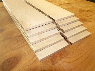 10 THIN SANDED KILN DRIED PERSIMMON 12&quot; X 3&quot; X 1/4&quot; LUMBER WOOD SCROLL SAW