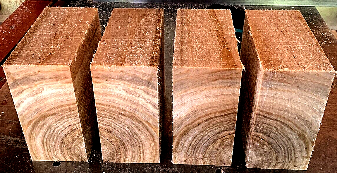 4 WILLOW BOWL BLANKS 6&quot; X 6&quot; X 3&quot;