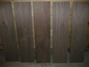 THIRTY (30) THIN KILN DRIED CLEAR SANDED BLACK WALNUT 12&quot; X 2&quot; X 1/4&quot; LUMBER WOOD