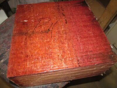 PURPLEHEART B GRADE BOWL BLANK 12&quot; X 12&quot; X 3&quot;