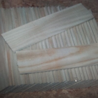 10 PIECES KILN DRIED SANDED SASSAFRAS 12 X 3 X 3/8&quot;