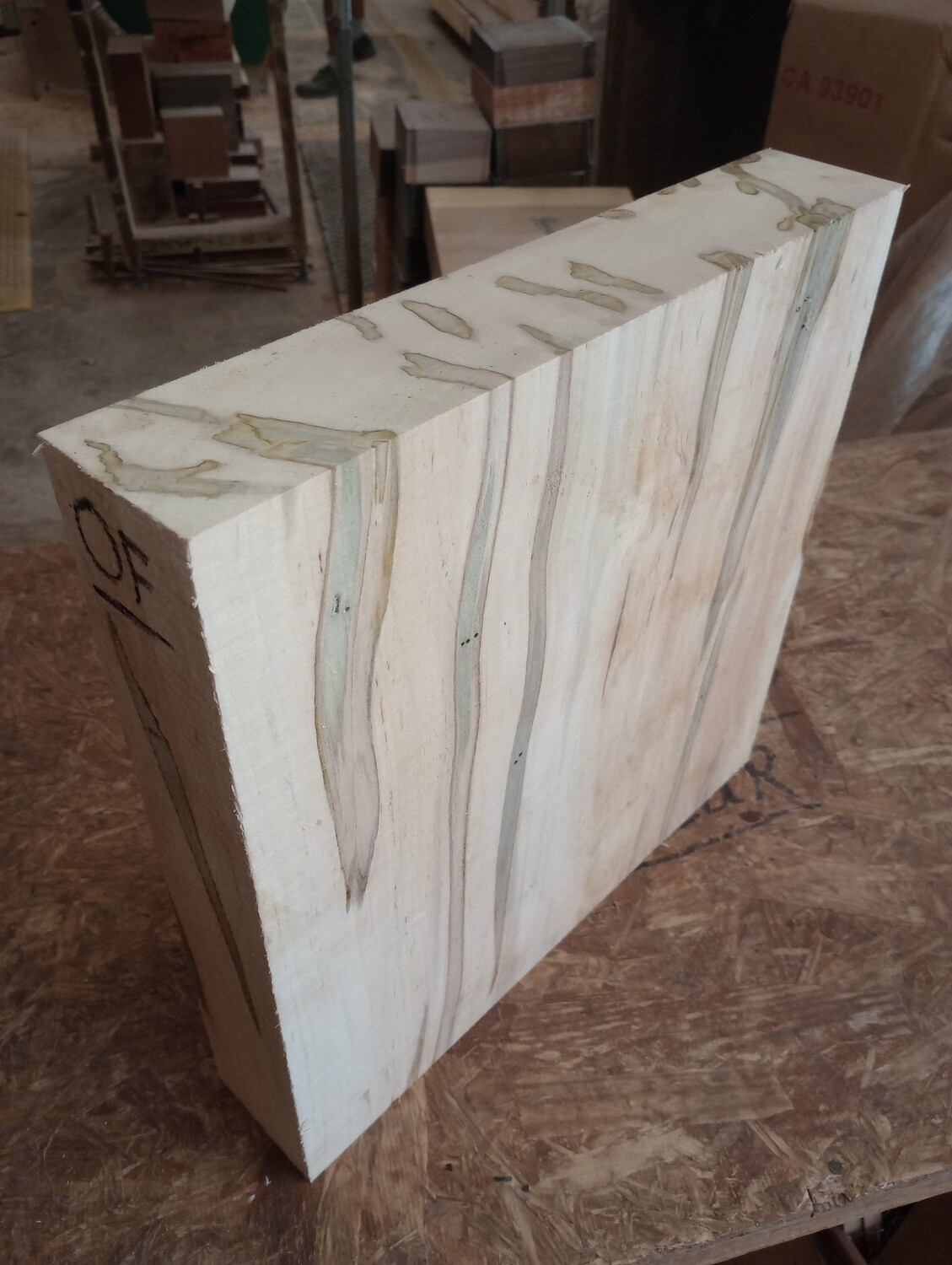 One Beautiful Ambrosia Maple Bowl Blanks 15 x 15 x 3&quot; OF