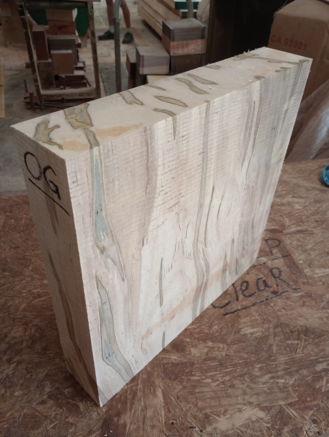 One Beautiful Ambrosia Maple Bowl Blanks 15 x 15 x 3&quot; OG