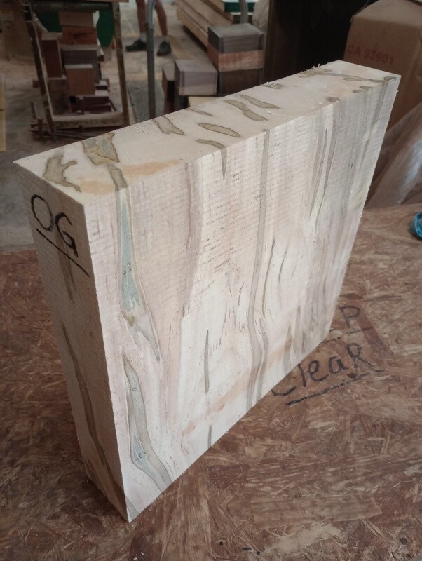 One Beautiful Ambrosia Maple Bowl Blanks 15 x 15 x 3&quot; OG