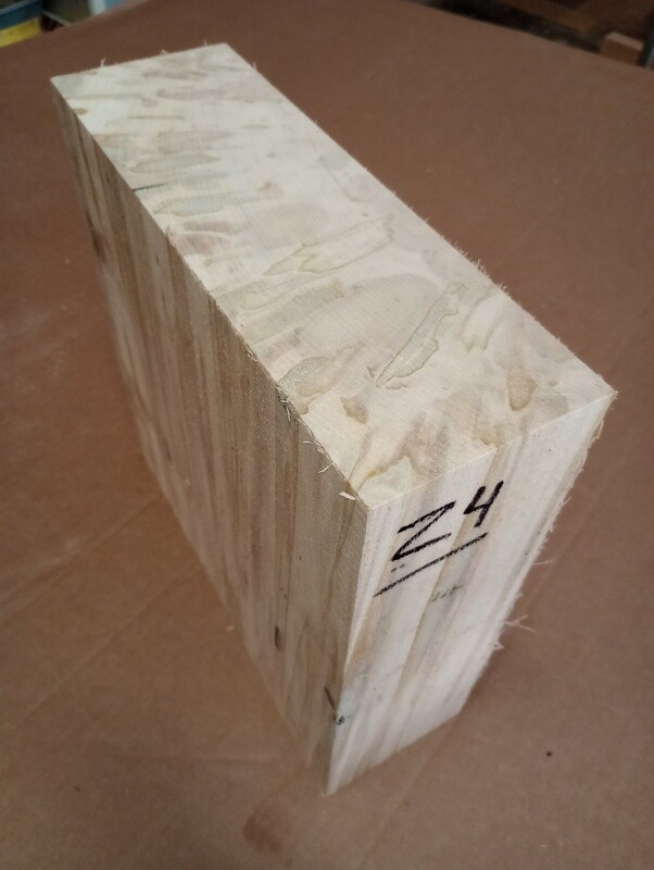 LARGE BEAUTIFUL AMBROSIA MAPLE BOWL BLANK TURNING BLOCK LUMBER 12 X 12 X 4&quot; Z4