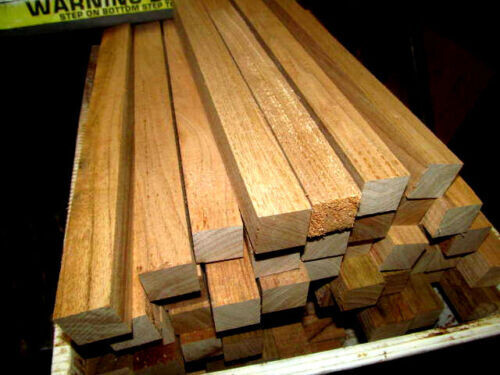 TWENTY (20) 12&quot; LONG BUTTERNUT PEN / SPINDLE LATHE BLANKS 1 X 1 X 12&quot;