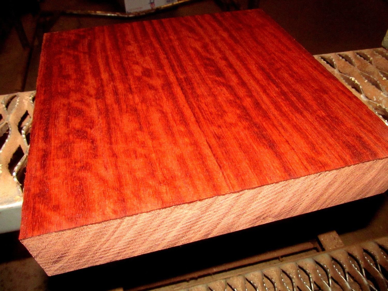 Large Kiln Dried Beautiful Bubinga Platter Blanks 10&quot; X 10&quot; X 2&quot;