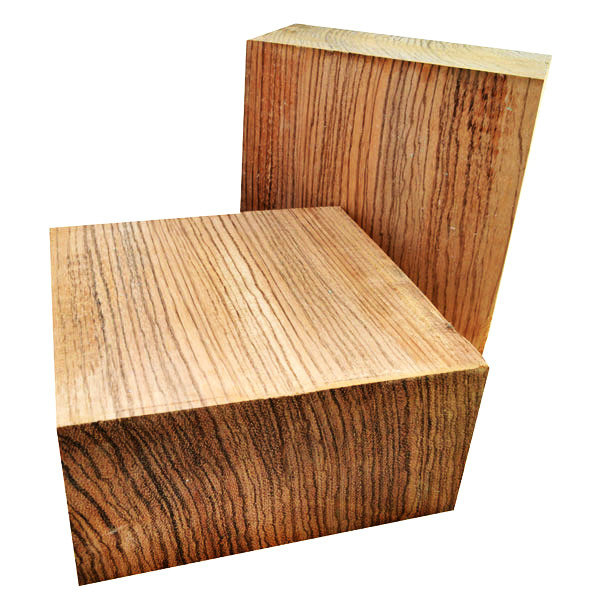 Stunning Exotic Zebrawood Platter Blank 6&quot; X 6&quot; X 2&quot;