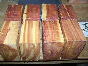 6 EASTERN RED CEDAR 5&quot; X 5&quot; X 3&quot;