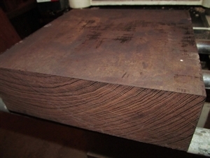 EXOTIC WENGE PLATTER 12&quot; X 12&quot; X 2&quot;